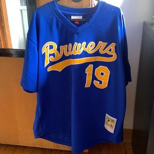 Brewers Cooperstown Collection Yount Jersey